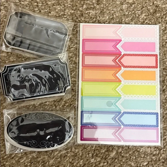 Colorful Label Sticker Set - Picture 8 of 8